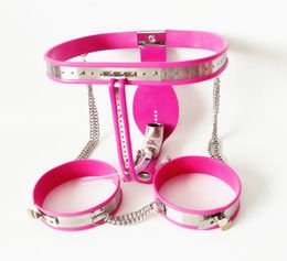 3pcs/set Stainless Steel Belt+Anal Plug+Thigh Ring Bdsm Bondage Men Device Cock Cage Sex Products for Man G7-4-241215855