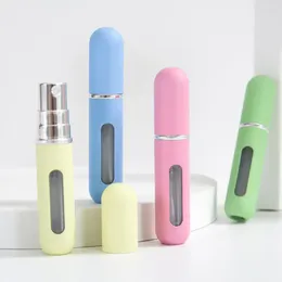 Storage Bottles Portable 5ml Mini Refillable Spray Atomizer Bottle Bottom Filling Perfume Jar Scent Pump Empty Cosmetic Containers Travel