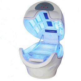 Led Skin Rejuvenation Far Infrared Sauna Capsule 4 Color Pdt Led Light Ozone System With New Cold Spray Function