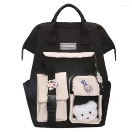 School Bags Candy Colours Backpacks Canvas Fancy Casual High For Teenages