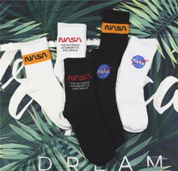 naut Letters Embroidered Socks Ins Hot Men Brand Designer Fashion Streetwear Socks Knitted Cotton Male Female Long Socks7531857