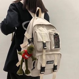 Backpack Student Travel Mesh Female College Women Boy Nylon School Bag Men Girl Cool Laptop Backpacks Fashion Lady Book Male