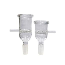 14mm Male To 29mm Female Tiodw Glass Bowl Adapter Attachment Built-in 35pcs Holes Glass Philtre Screen with Handle