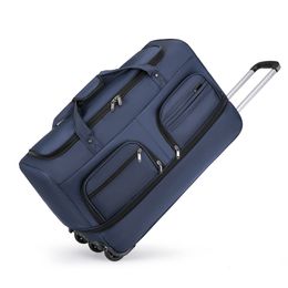 Large volume Duffel bags waterproof draw-bar Roller Boxes versatile travelling luggages 3 sizes many colors