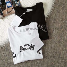 2023 Womens mens T-Shirts brand Designer Clothing Famous T Shirt two C Letter Print Round Neck Short Sleeve Black White Fashion Men Women T Shirts S 4XL