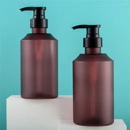 Storage Bottles 200/500ml Bathroom Soap Dispenser Hand Bottle Shampoo Shower Gel Press Type Refilable Plastic Empty Liquid Container