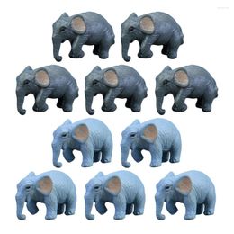 Garden Decorations Miniature Animal Figurines Cartoon Simulation Elephant Toys Micro Landscape Decoration