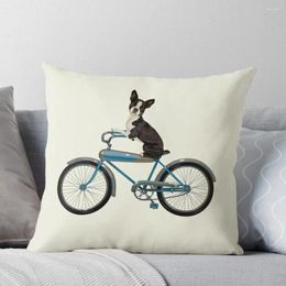 Pillow Dog On A Bike Throw Cases Cover Luxury