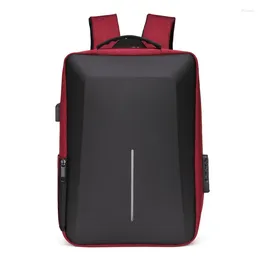 Backpack Men's Casual Hard Shell Anti-theft Large Capacity Travel Bag Fashionable Business Computer For Male
