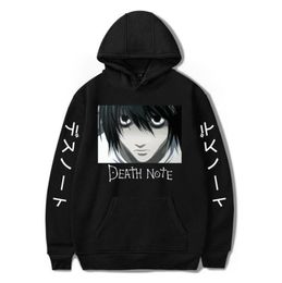 Men039s Hoodies Sweatshirts Anime Death Note Hoodie Kawaii Harajuku Y2k Streetwear Sweatshirt Undefined Kpop Tops Coat Long S5723594