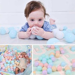 Sand Play Water Fun 10 pieces of environmentally friendly colored plastic swimming pool balls fun baby toys thick playing houses outdoor tents childrens Q240517