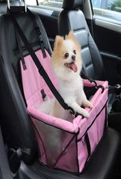 Pet Dog Car Seat Waterproof Basket Waterproof Dog Seat Bags Folding Hammock Pet Carriers Bag For Small Cat Dogs Safety Travel295c3816238