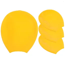 Dog Apparel 4pcs Waterproof Rain Shoes Non-slip Shoe Cover Outdoor Footwear Durable For Pet Cat (Yellow)