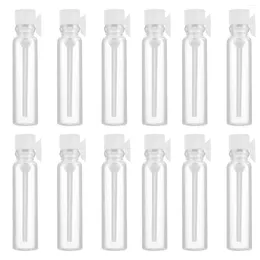 Storage Bottles 50 Pcs Scent Water Bottle 1ml Perfume Refillable Liquid Sample Tube Travel