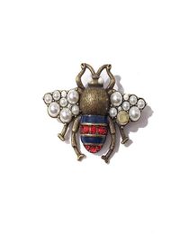 70 Off s in Factory Stores fashion accessories copper plated old bee colored diamond pearl brooch242H7708860