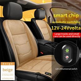Car Seat Covers 12V/24V Heated Cover Heating Electric Cushion Keep Warm In Winter Universal Automobile Protector