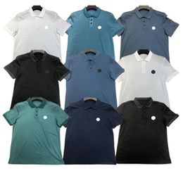 Men's Polos Designer Polos tshirt Women Fashion Embroidery Badge Business Solid polo shirts Calssic Casual Chest Letter T Shirts tees Complete labels7690592