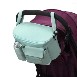 Stroller Parts Large Capacity Baby Organizer Bag Diaper Cup Bottle Holder Outdoor Travel Hanging Pram Car Toys Bags