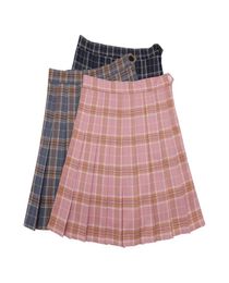 kawaii korean school uniform Skirt For Girls Plus Plaid skirt For Women Students High Waist rock pleated skirts4366211