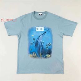 Men's Designer T-Shirt Men And Women Caual Thirt Spring Summer Breathable KITH TREATS Men 1 1 High Quality With Donut Print Pecial Tee Top Hort Leeve 4b0d