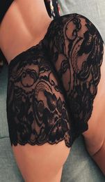 Women Sexy Lingerie Panties Floral Lace Elastic Waist See Through Seamless Underwear 2 Colors235h3725069