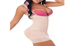 men039s and womens ClothingWomen Postpartum Girdle Fajas Colombianas Powernet Body Tummy Control Shapewear for Wedding Dre5764156