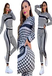 Sexy Women Two Piece Pants Sets Long Sleeve Hooded Collar Jacket Coats Top and Skinny Pants Print African Womens Plus Size Set Sui6207402