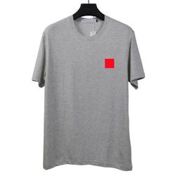 Fashion Men Designer T Shirt High Quanlity Red Heart Shirts Casual Women Shirts Badge Cotton Embroidery Short Sleeve Summer9078127