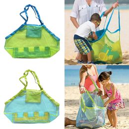 Duffel Bags Travel Organizer Mesh Bag Children Sand Protable Kids Toys Storage Swimming Large Beach For Towels Cosmetic Makeup