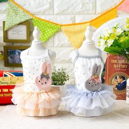 Dog Apparel Petstyle Bow Tie Dresses Cat Clothing Pet Clothes For Dogs Cats Yorkie Maltese Chihuahua Spring Summer