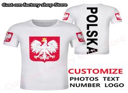 Poland Summer Custom Poles tshirt Men Sport t shirt DIY Tee POLSKA Emblem Shirts Personalized PL Country Polacy T shirt 2206161889043