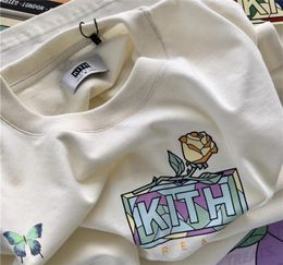 Kith Box Tshirt Casual Men Women 11 Quality Kith T Shirt Floral Print Summer Daily Men Tops 2204082104188