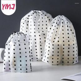 Storage Bags 3-piece Set Letter/dot Pattern Bag For Clothes Socks/Underwear Shoes Receive Travel Home Sundry Kids Toy