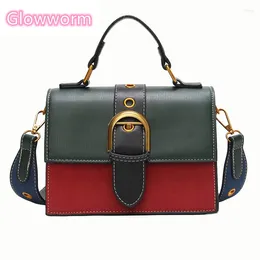 Shoulder Bags For Women 2024 Fashion Quality PU Leather Bag Hit Colour Portable Messenger Travel Tote Crossbody