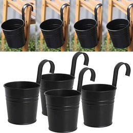 Planters Pots 1 hanging flower pot detachable hook for home garden outdoor and indoor flower bucket plant bracket wall mounted flower potQ240517