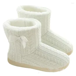 Pantofole pavimento uomini non slittati da donna scarpe morbide di cotone inverno coppie amanti lana calda peluche interno