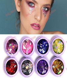 no logo Multishape Beautiful Whole PVC Cheap Loose Sequin Paillettes Macaroon box pack accept your logo print makeup fo8453178