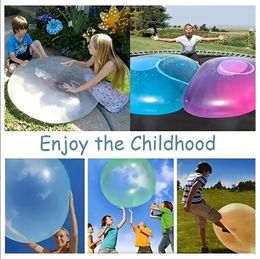 Decompression super large inflatable balloon water bubble ball giant elastic TPR interactive swimming pool toy 240517