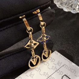 New Clover Chain Earrings Designer Jewellery Women Boutique Charm Earrings Designer Brand Correct Logo Luxury Birthday Gift Louiseviution Earrings With Box 675