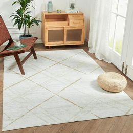 Carpets Jinchan Area Rug Moroccan Soft Grid Taupe Thin Modern Geometric Accent Contemporary Indoor Non