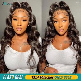 Body Wave 13x4 Lace Front Wig Natural Color 5x5 Closure Wigs Human Hair Brazilian Transparent Frontal For Women