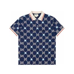 Designer T-shirt Gccies full print full shirt printed polo shirt fashion short sleeved fashion T-shirt mature men