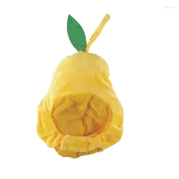 Cat Costumes Christmas Pet Hat Yellow Pear For Dogs Dress Up Supplies Lovely Winter Accessory Dropship
