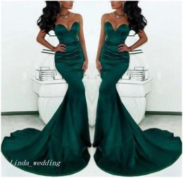 Emerald Green Long Prom Dress Sexy Mermaid Women Pageant Wear Special Occasion Dress Evening Party Gown2344711