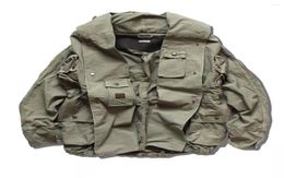 Men039s Jackets Kapital Hirata Hohiro Japan Style Washed 5point Military Loose Multi Pocket Men39s And Women39s Hooded J2733673