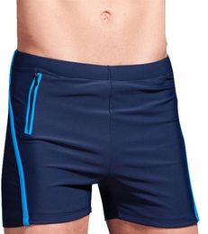 Plus Size Swimwear Men Swimming Trunks Zipper Pocket Swimsuit Mens Swim Shorts Beach Man Wear Boxer Briefs Bathing Suits4003185