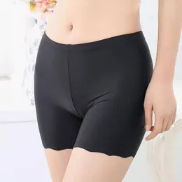 Women's Panties Ice Silk Safety Short Pants Seamless Women Summer Skirt Underpants Mid Waist Shorts Intimates