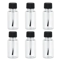 Storage Bottles Nail Polish Empty Glass Gel Bottle Brush With Containers Refillable Diy Clear Vials Holder Vails For Art Makeup