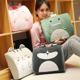 Pillow Cartoon Memory Cotton Office Lumbar Support Car Seat Backrest