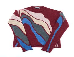 Men039s Sweaters Stock Kiko Yb brushed technology round neck elastic Colour matching sweater kostadinov men039s and women033745824
